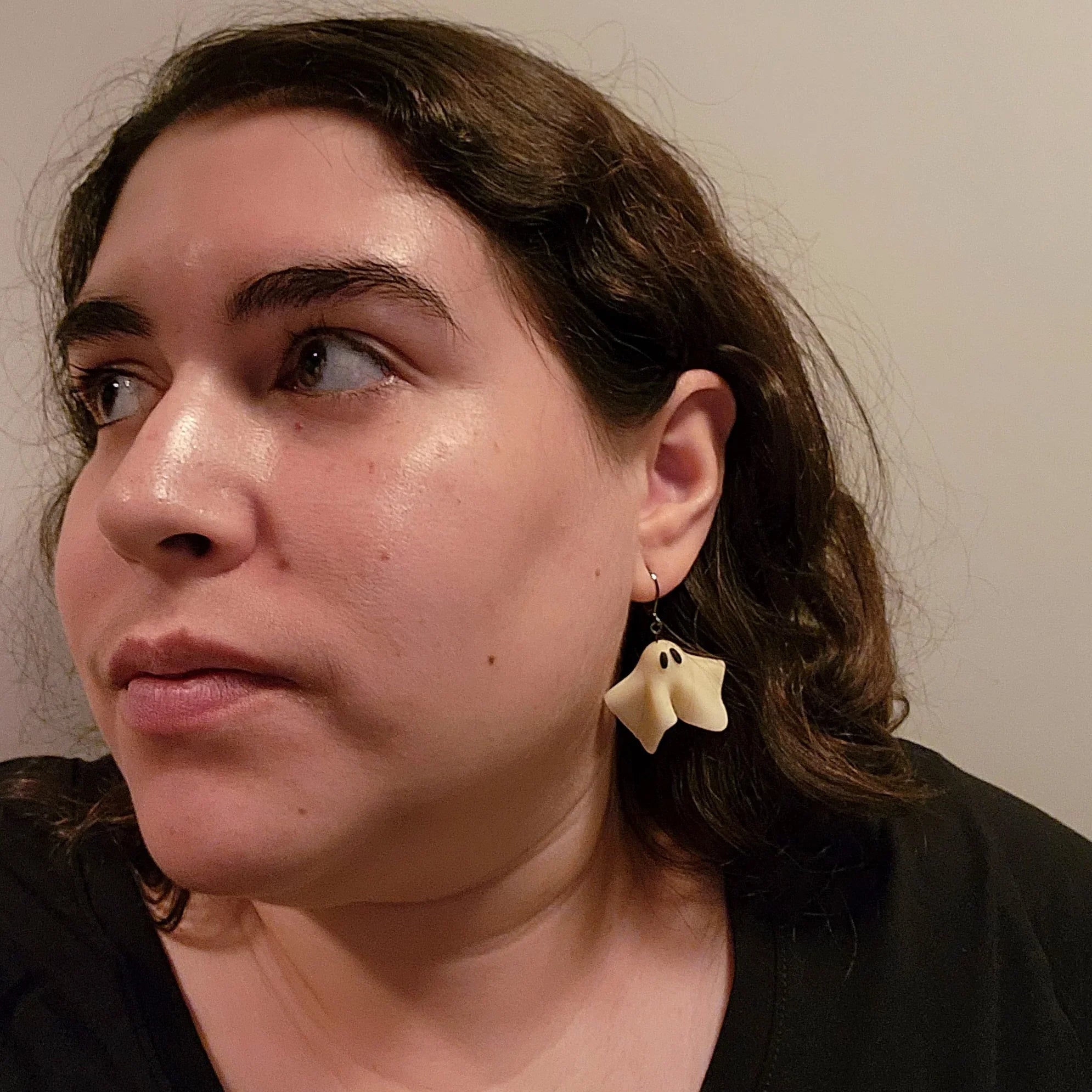 glowing ghosts Drop Earrings