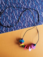 festive necklace Clay Necklace