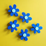 blue flowers Hair Clips