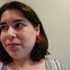 red chunky hoops