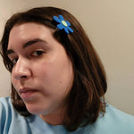 blue flowers Hair Clips