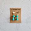 teal polka dots - CATZILLA DESIGNS