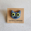 gray cat magnet