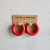 red chunky hoops