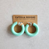 mint chunky hoops