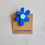 blue flowers Hair Clips
