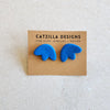 blue speckled studs