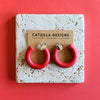 red chunky hoops