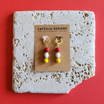 sports colors Drop Earrings