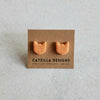 orange cat studs
