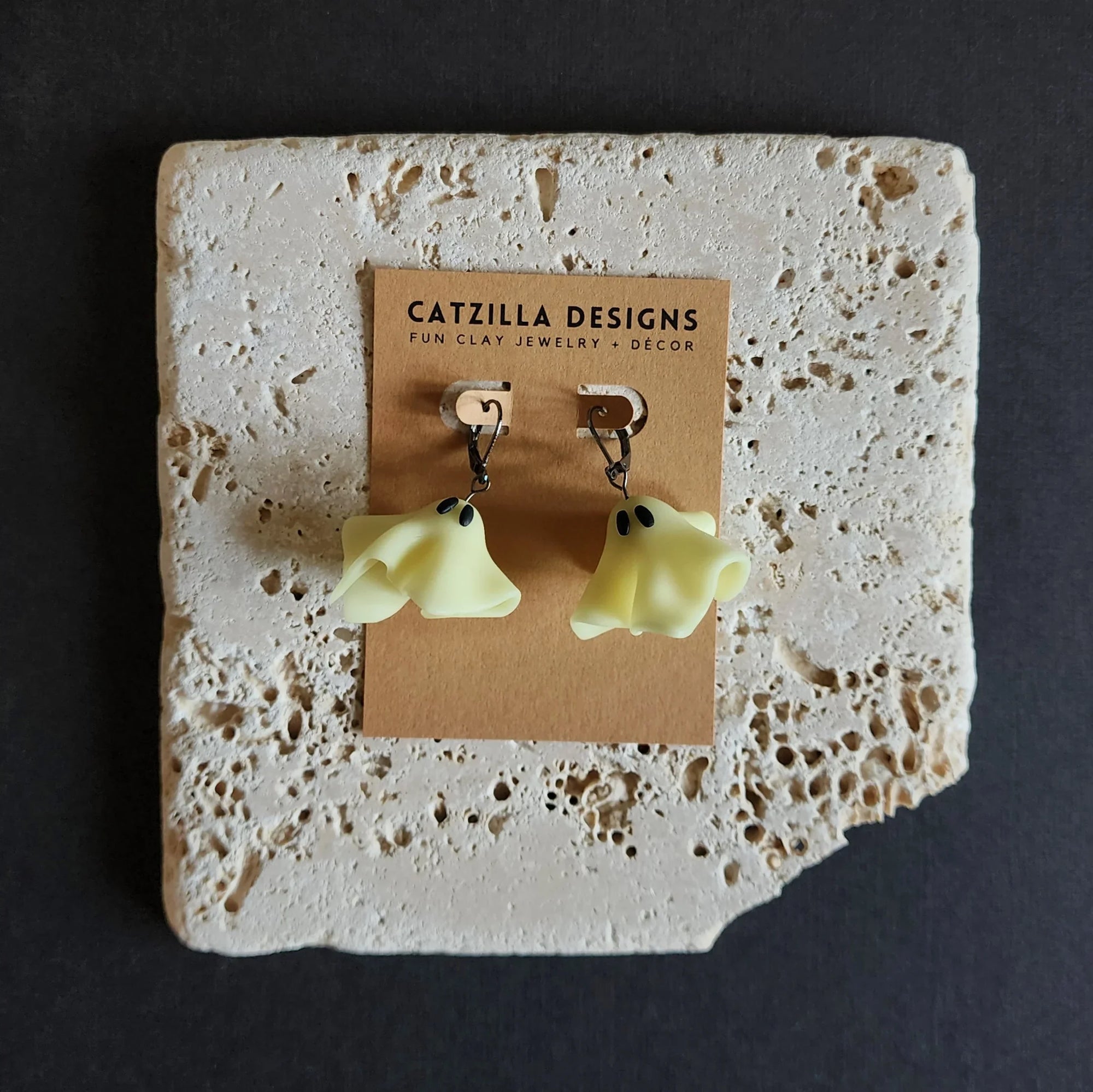 glowing ghosts Drop Earrings