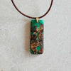 green malachite gold bornite - CATZILLA DESIGNS