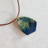 blue yellow fossil coral jasper