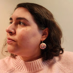 pink sugar cookies Dangle Earrings