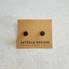 black galaxy mini studs