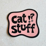 cat stuff!? sticker Stickers