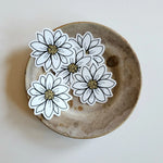white lotus sticker Stickers