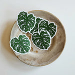 monstera leaf sticker Stickers