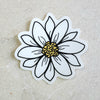 white lotus sticker