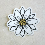 white lotus sticker Stickers