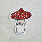 red mushroom sticker Stickers