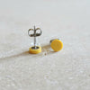 yellow mini studs