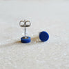 navy blue mini studs