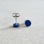 navy blue mini studs Stud Earrings