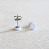 white mini studs