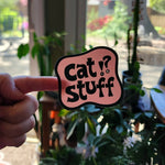 cat stuff!? sticker Stickers
