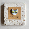gray tabby cat magnet