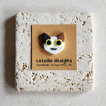 calico cat magnet Magnets & Pins