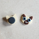 siamese cat magnet Magnets & Pins