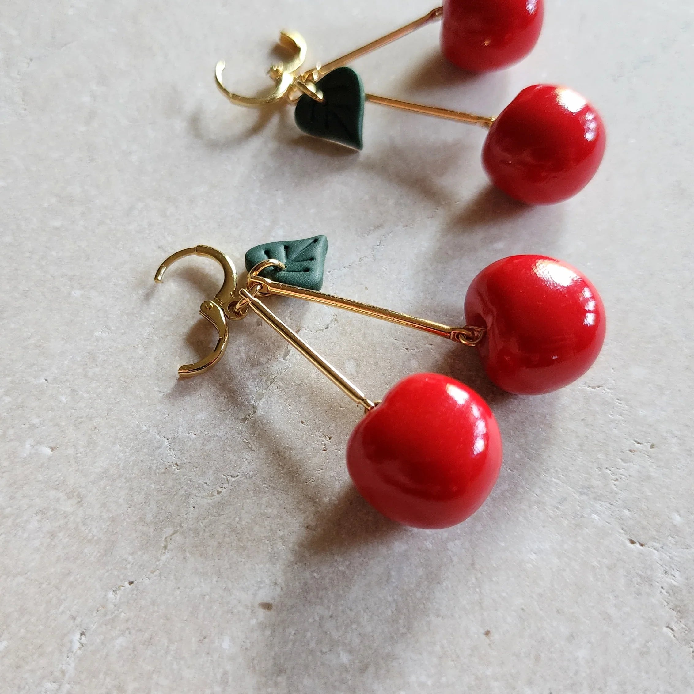 Sweet Red Cherry Earrings – Catzilla Designs