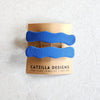 wavy midnight blue barrettes