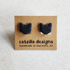 black cat clip-ons