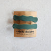 wavy dark green barrettes