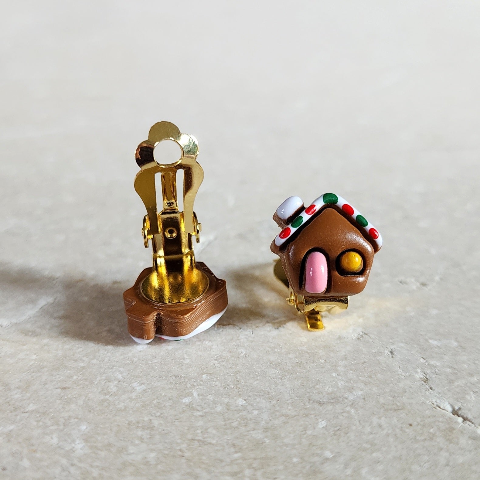 gingerbread house clip-ons Clip-Ons
