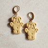 vanilla teddy bears Stud Earrings