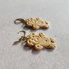 vanilla teddy bears Stud Earrings