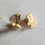vanillla teddy bear clip-ons Clip-Ons