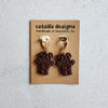 chocolate teddy bears Stud Earrings