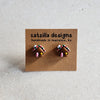 gingerbread house studs Stud Earrings