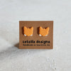 orange cat clip-ons Clip-Ons