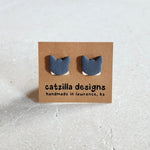 gray cat clip-ons Clip-Ons