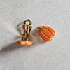 orange pumpkin clip-ons Clip-Ons
