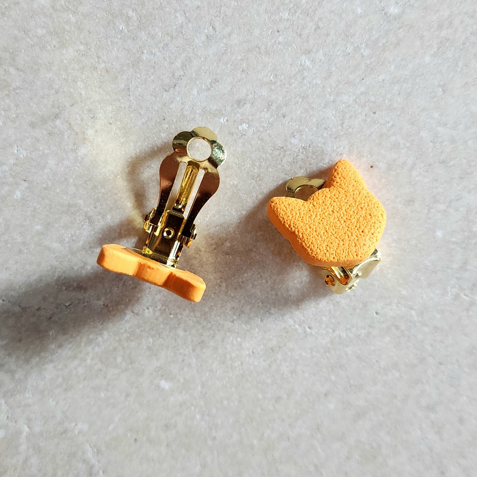 orange cat clip-ons Clip-Ons