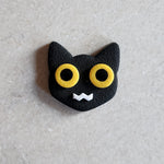 black cat magnet Magnets & Pins