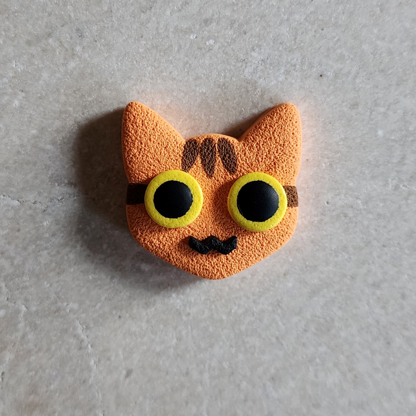 orange tabby cat magnet Magnets & Pins