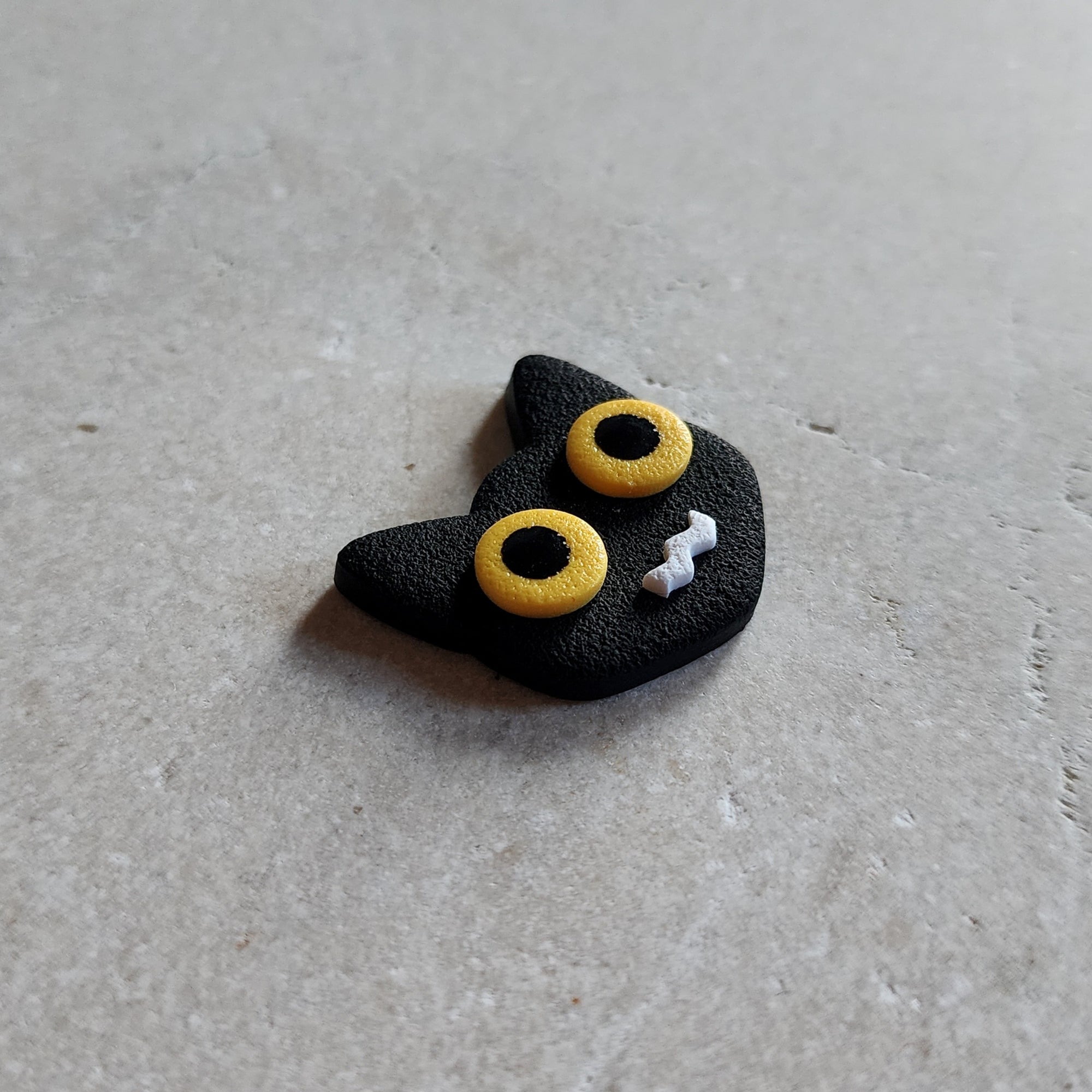 black cat magnet Magnets & Pins